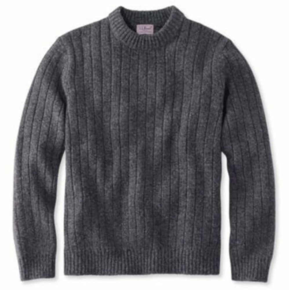 L.L. Bean | Classic Raggwool Rib Crew Sweater